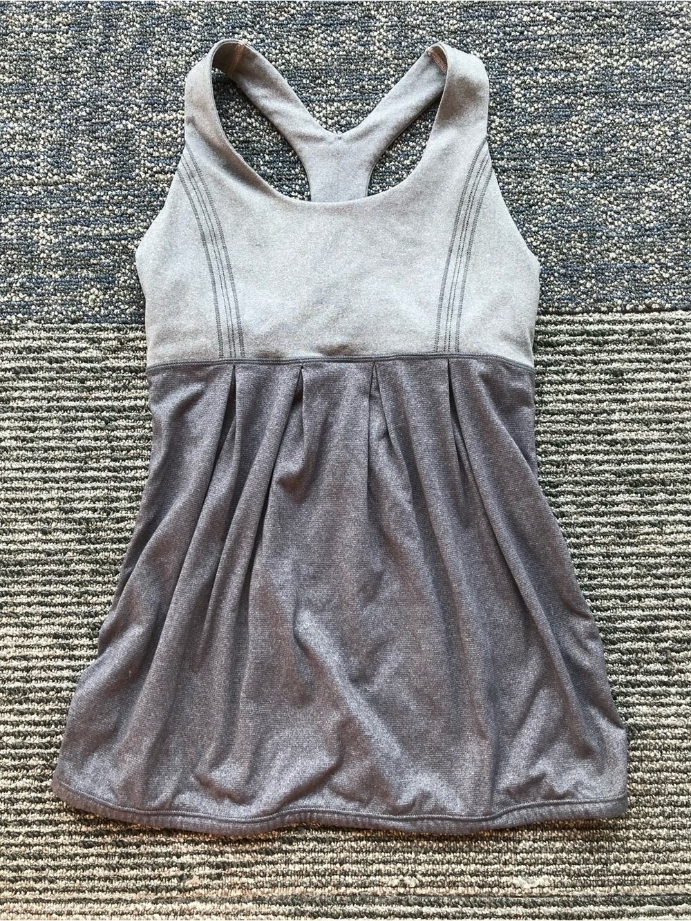 lululemon athletica Heather Gray Running Tank